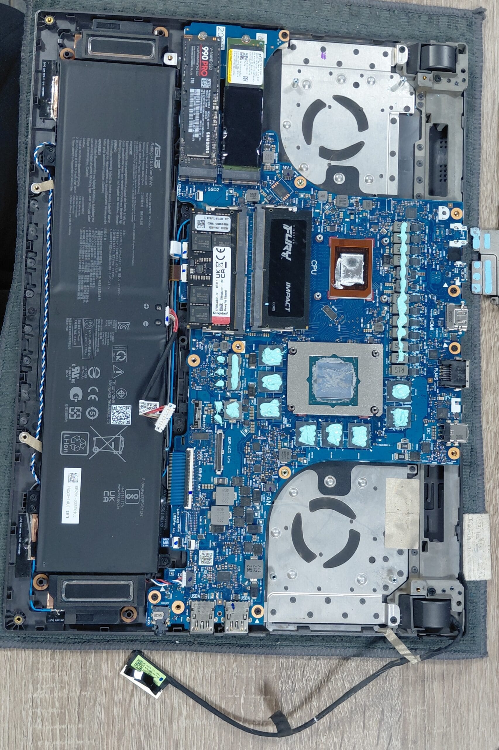 Ремонт ноутбука Asus Rog Strix g513r
