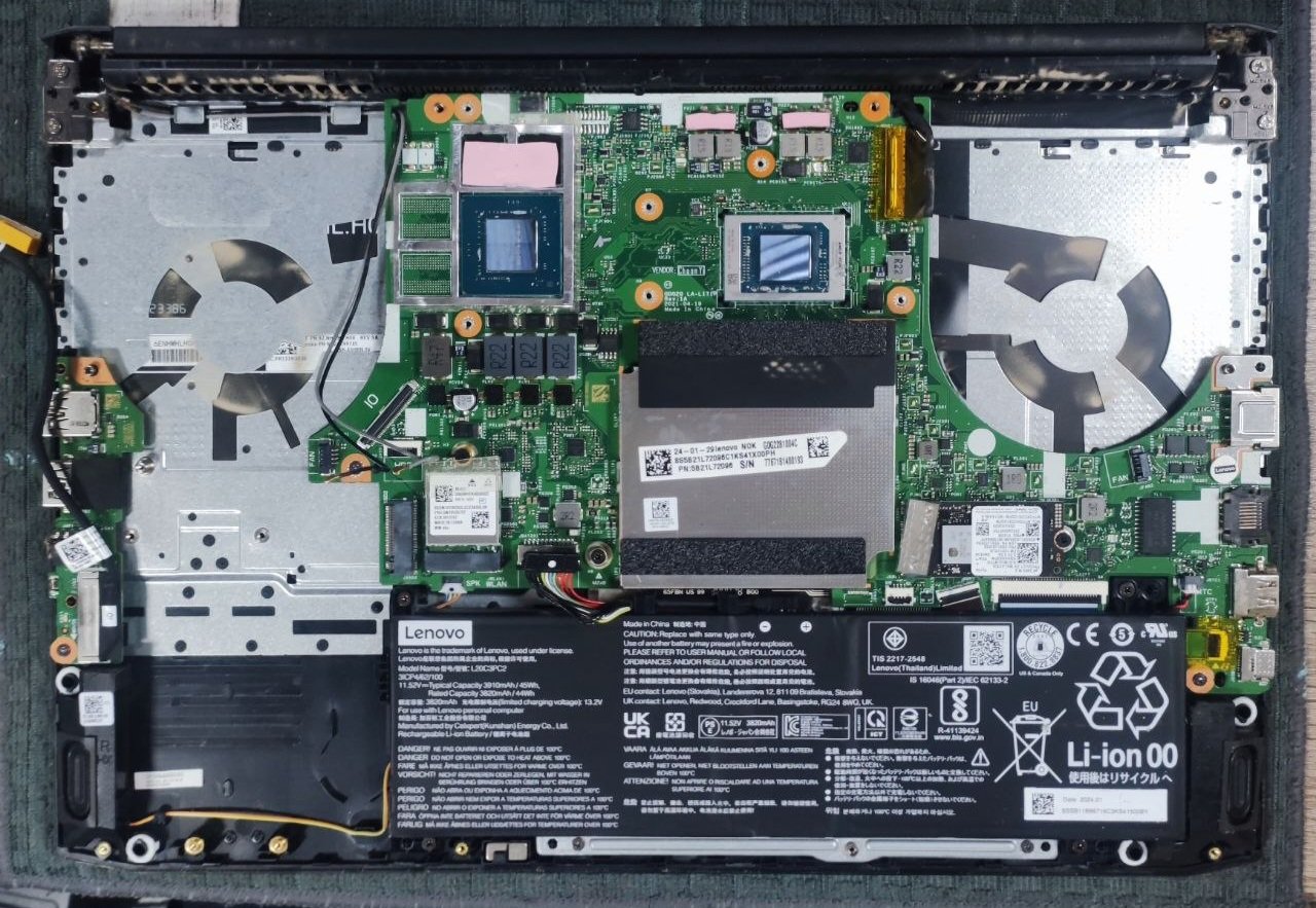 Ремонт ноутбука Lenovo IdeaPad Gaming 3 15ARH6